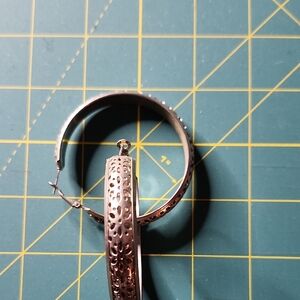 Silver Hoop Earrings